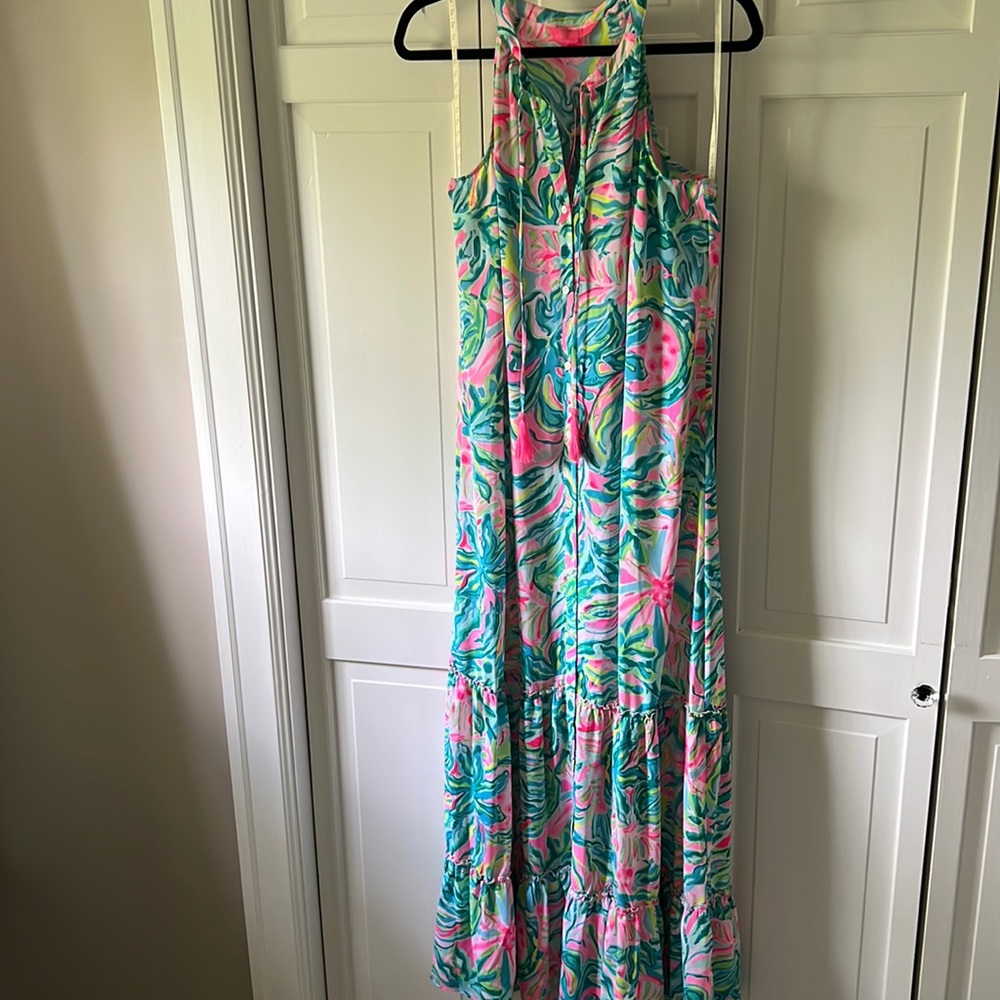 Lilly Pulitzer Luliana Maxi Dress Large